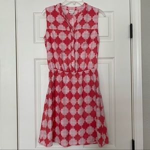 Merona Pink Pattern Shirt Dress